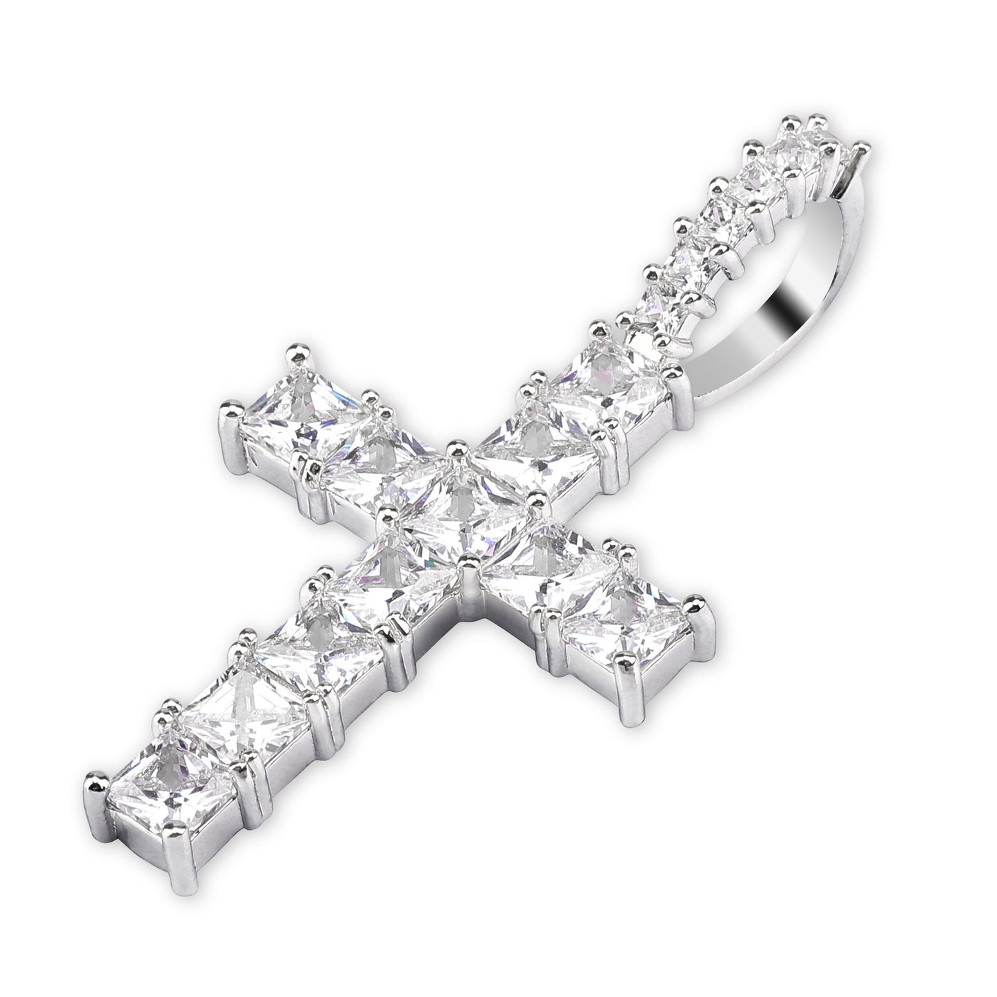 Cross Baguette Pendant