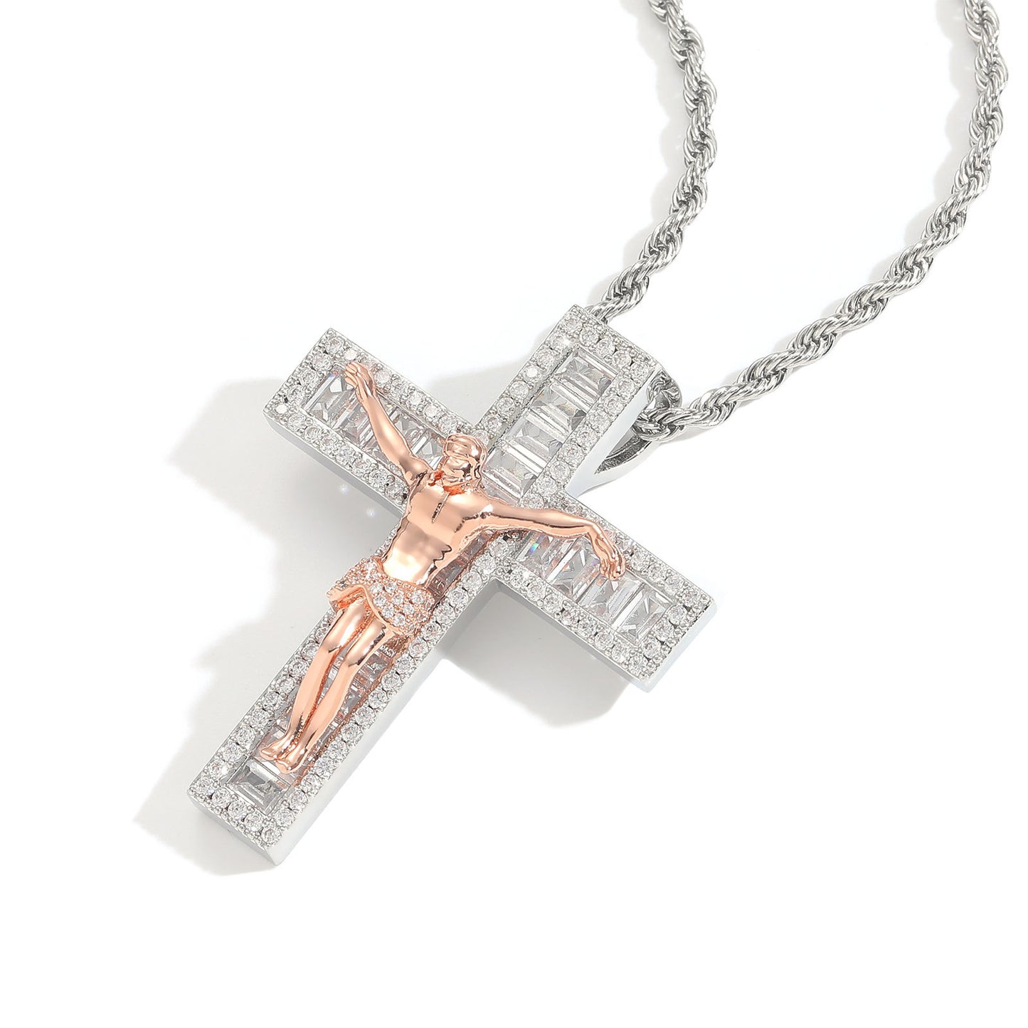 Iced Jesus on Cross