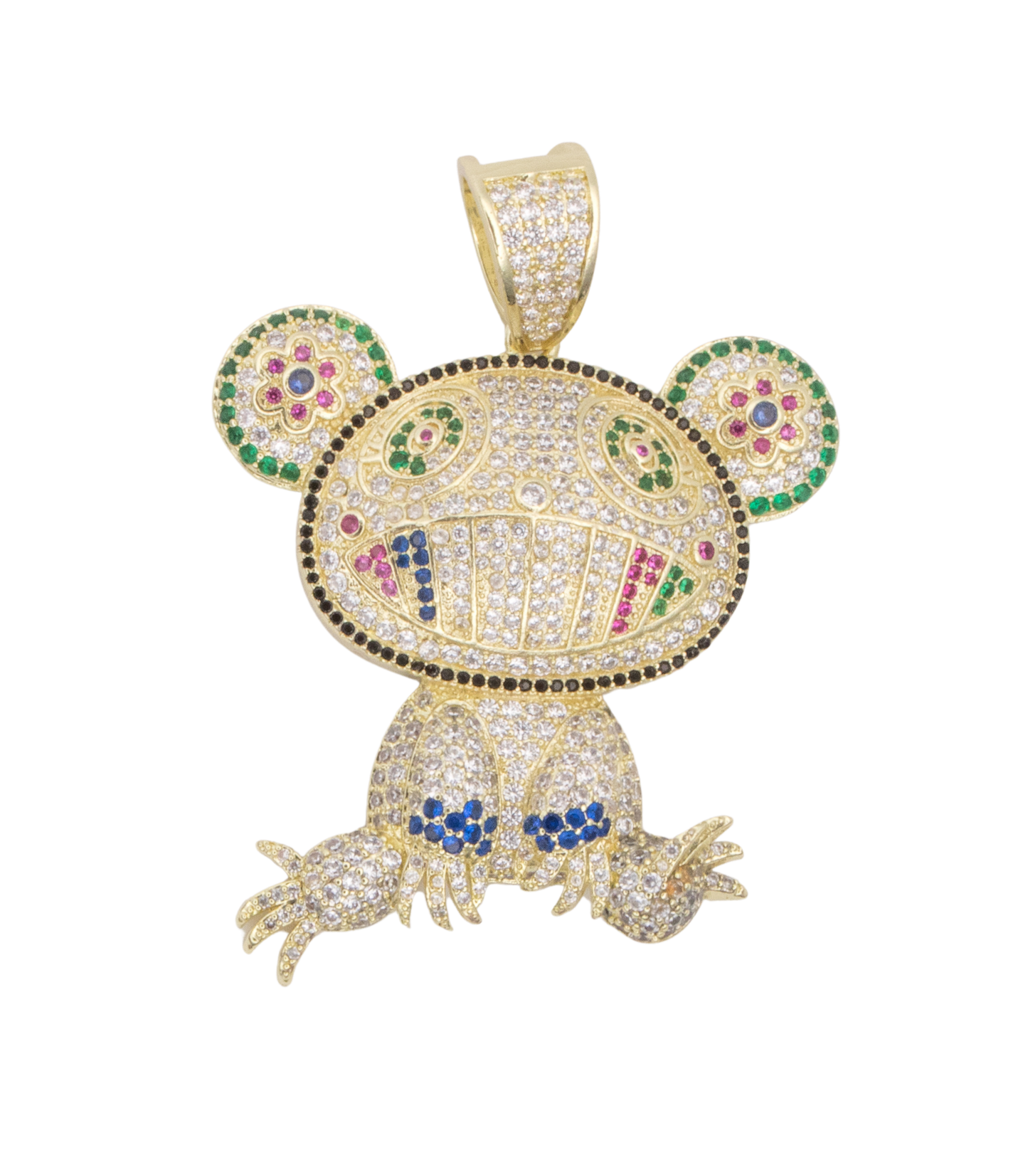 Colorful Bear Pendant (Small)