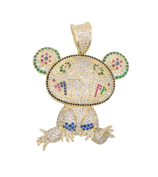 Colorful Bear Pendant (Small)