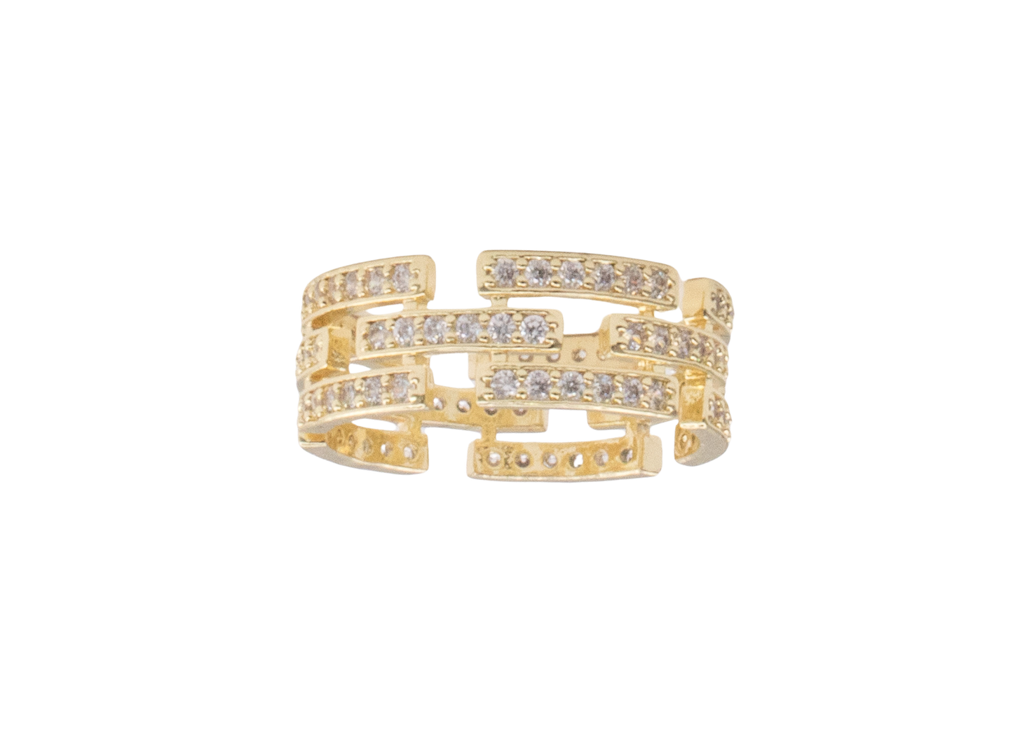 Yellow Gold Alternate Stack Ring
