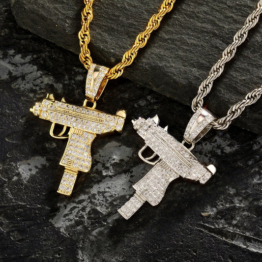 Uzi Gun (Gold or Silver)