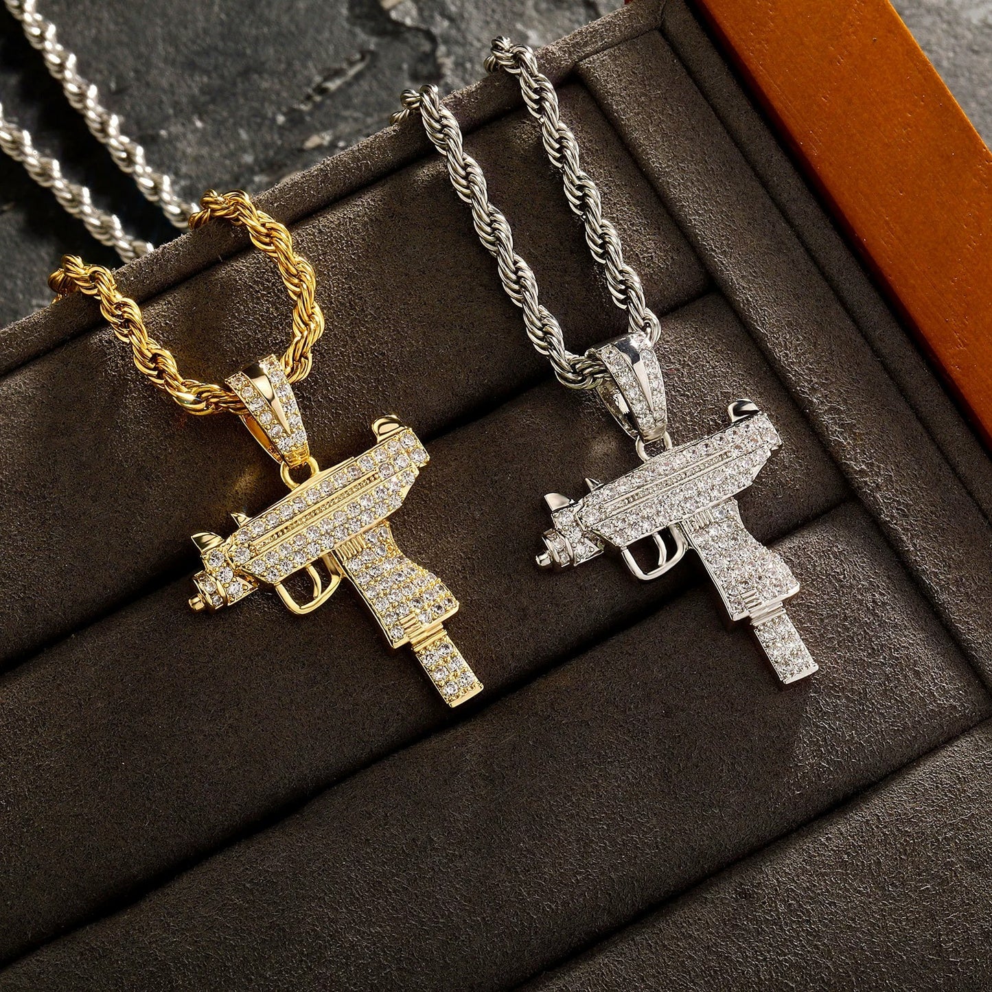 Uzi Gun (Gold or Silver)