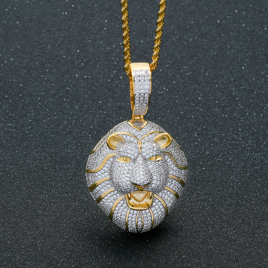 Two-Tone Lion Head
