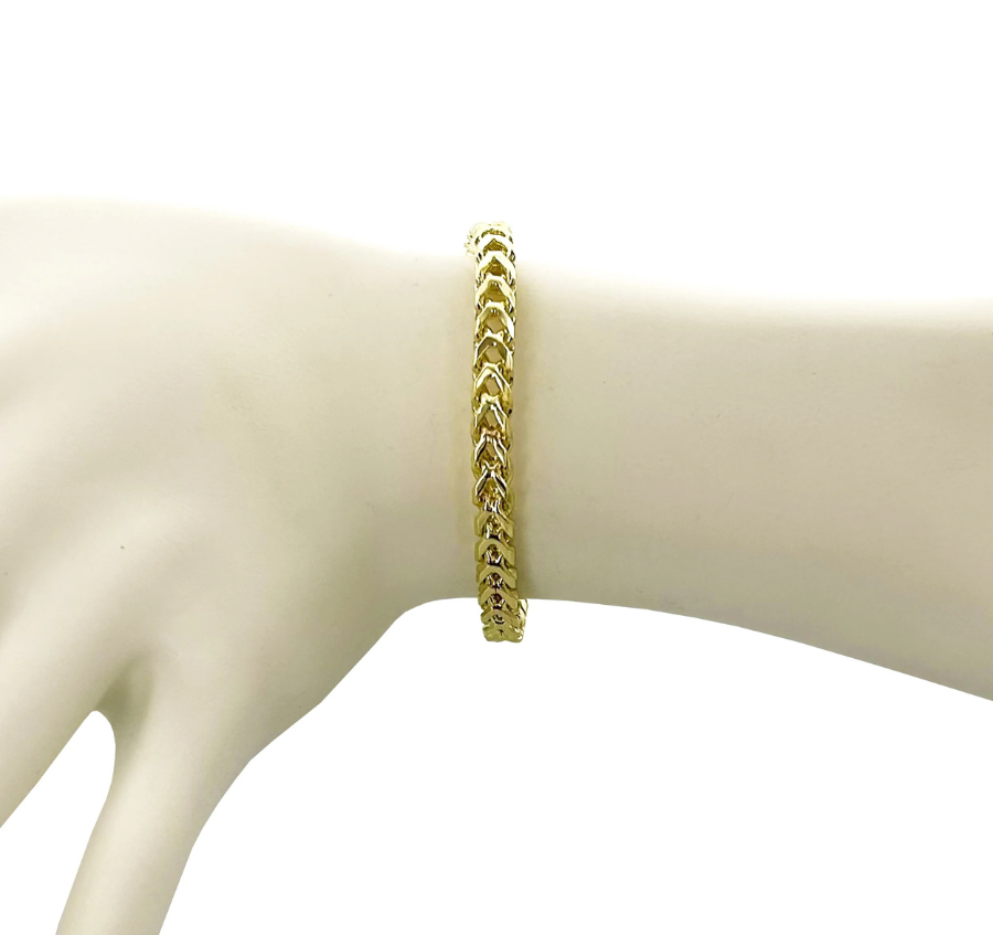 5mm Franco Bracelet (Gold/Silver)