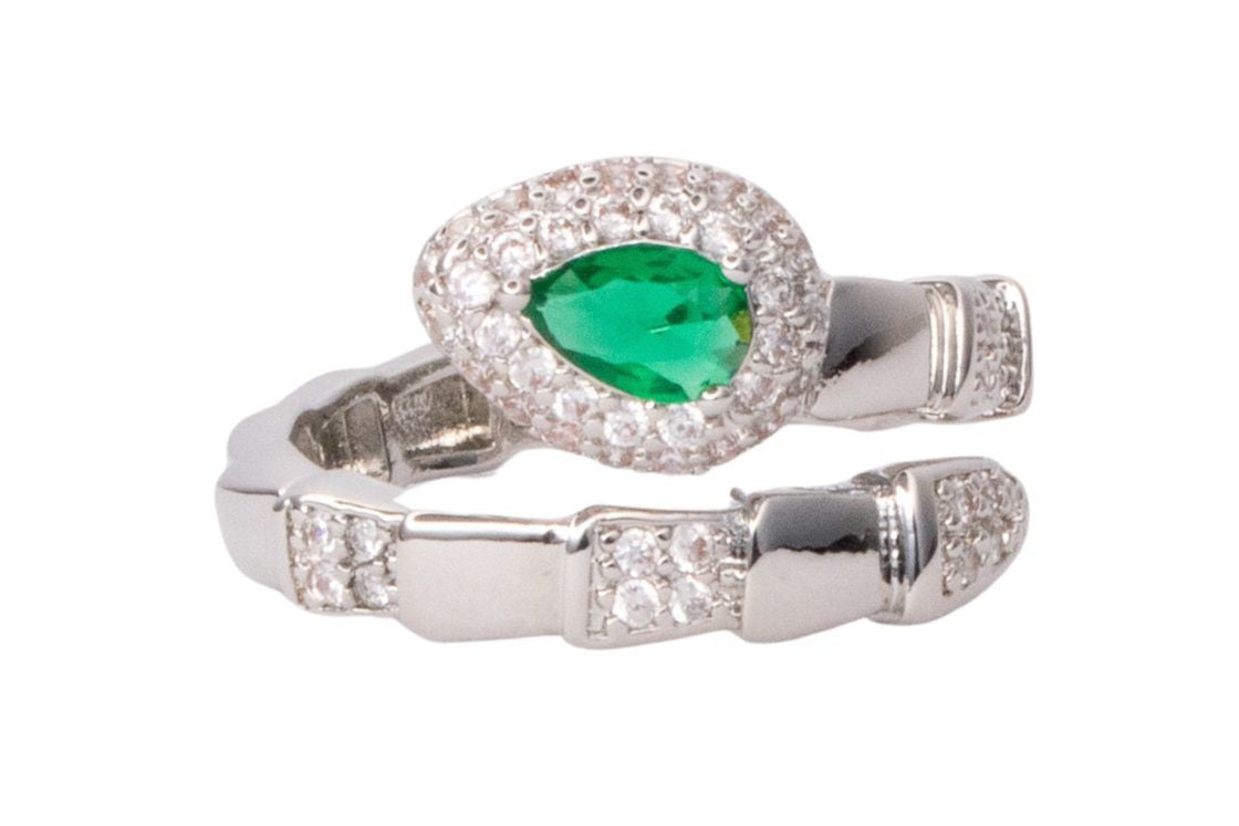 Carti Serpent Wrap Ring (Silver)