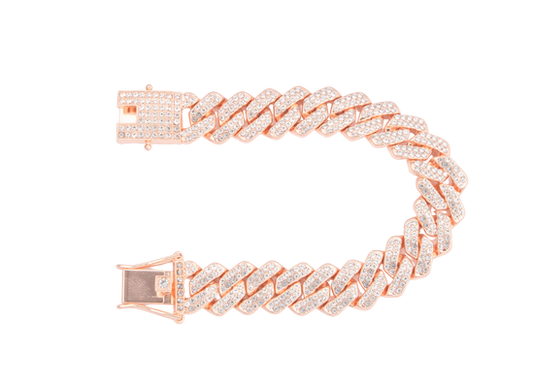 Icy Rose Gold Bracelet