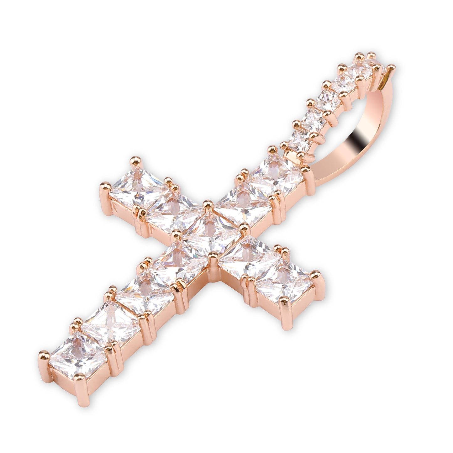 Cross Baguette Pendant