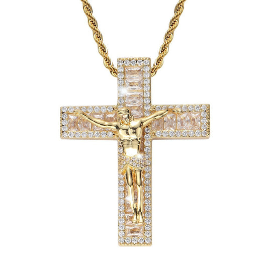 Iced Jesus on Cross
