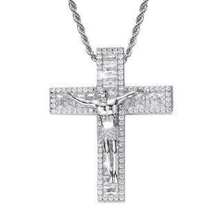 Iced Jesus on Cross