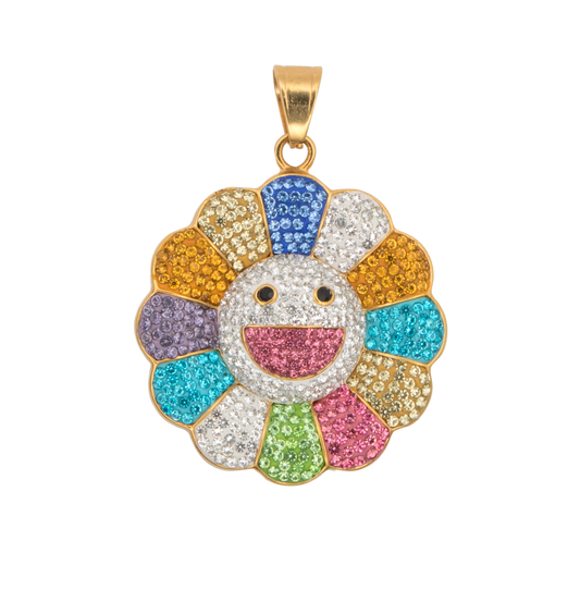 Colorful Flower Pendant