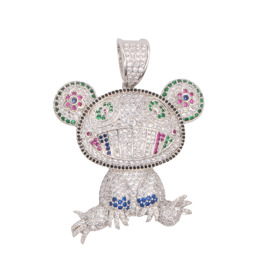 Colorful Bear Pendant (Small)