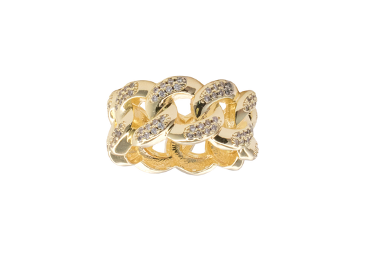 Yellow Gold Cuban Ring