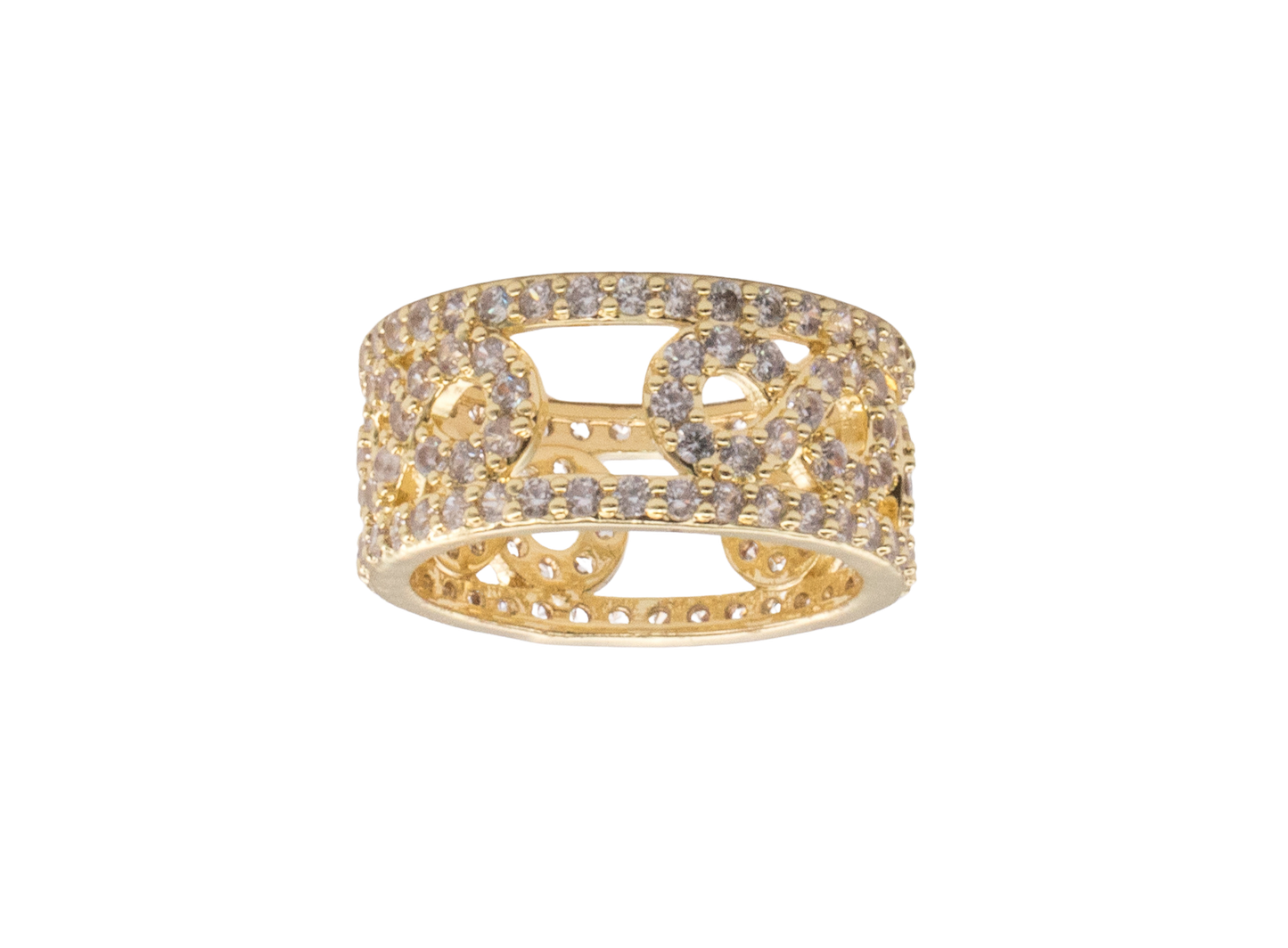 Yellow Gold Infinity Ring