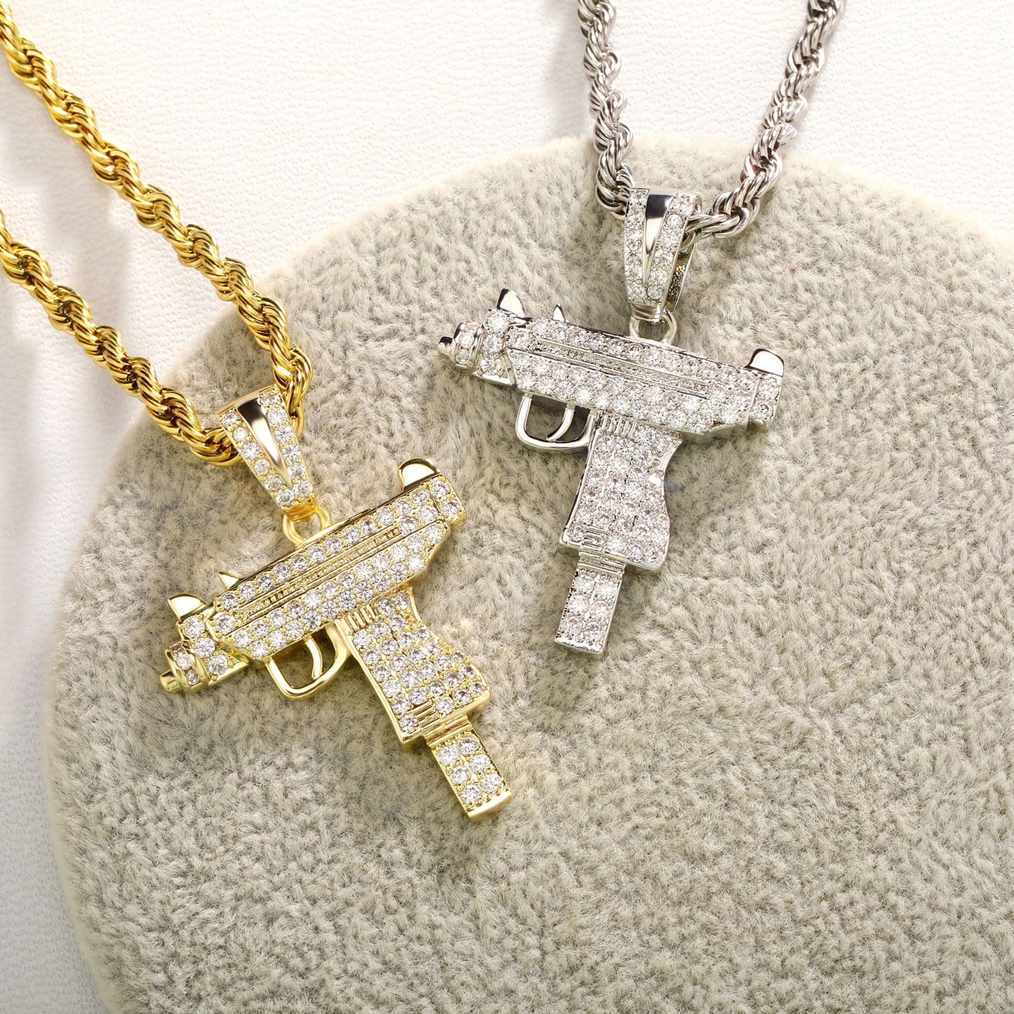 Uzi Gun (Gold or Silver)