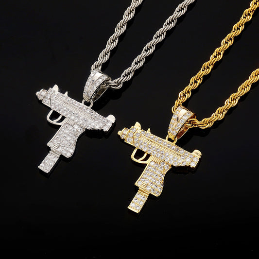Uzi Gun (Gold or Silver)