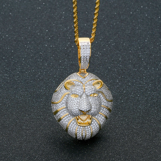 Two-Tone Lion Head