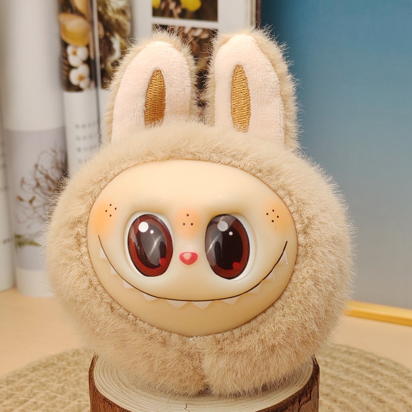 Labubu Plush Keychain (Brown or Gray)