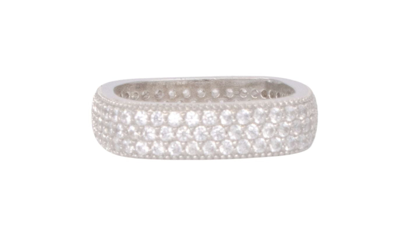 Diamond Square Pinky Ring