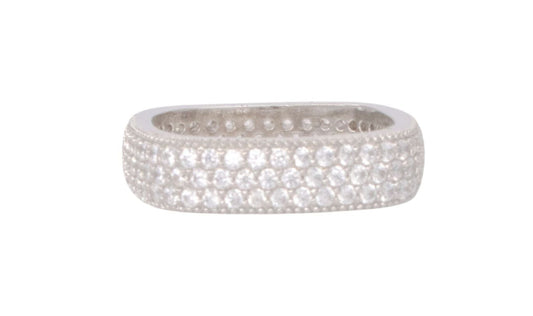 Diamond Square Pinky Ring