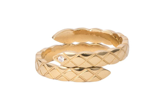 Weave Wrap Ring (Gold)