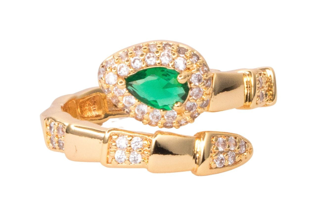 Carti Serpent Wrap Ring (Gold)