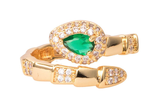 Carti Serpent Wrap Ring (Gold)
